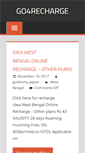 Mobile Screenshot of go4recharge.com